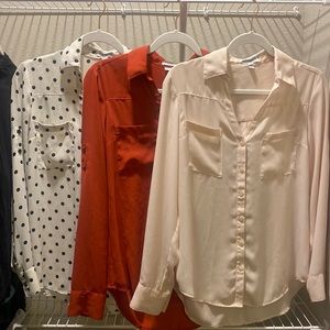 Set of 3 Express Portofino blouses - size S